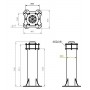 ASToptics Column HD PIER (219 mm) pro Celestron HD Pro Wedge
