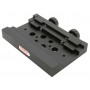 Geoptik Universal sadelplade (sort)