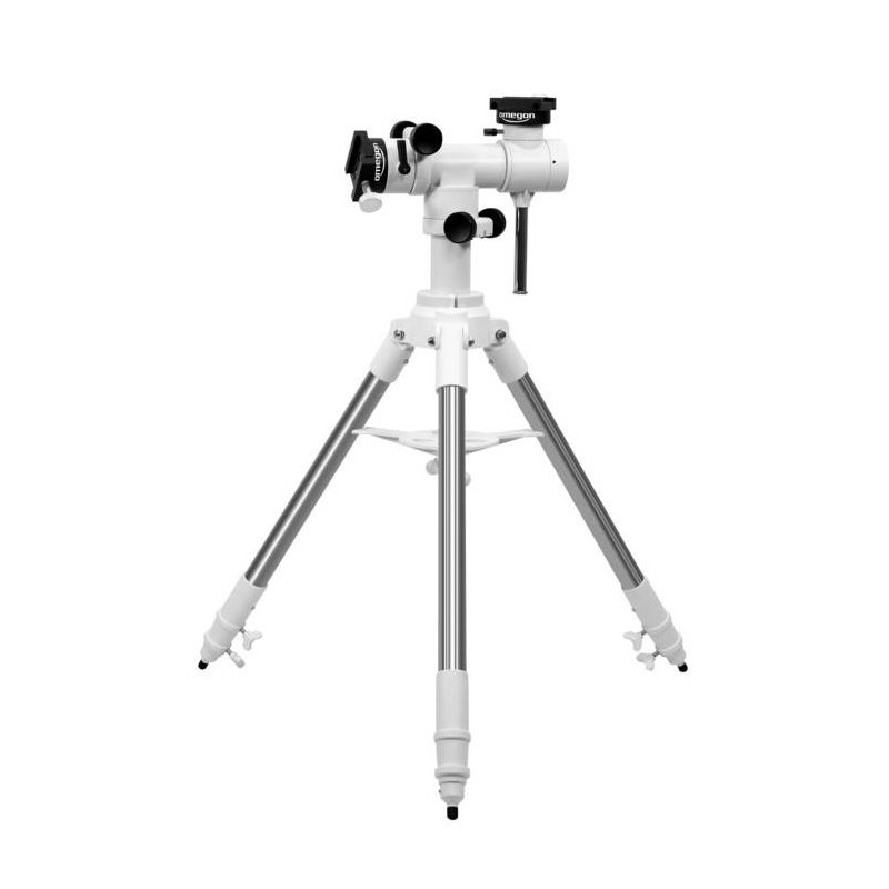 스테인리스 스틸 삼각대가 포함된 Omegon Twinmaster AZ 마운트