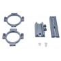 Wega Telescopes Tube clamps with viewfinder shoe and dovetail bar for Samyang 135 mm f/2 lens