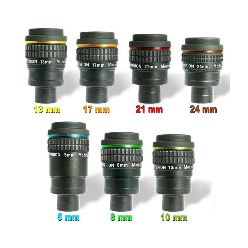 Baader Complete set of Hyperion eyepieces: 5 / 8 / 10 / 13 / 17 / 21 / 24mm (20303)
