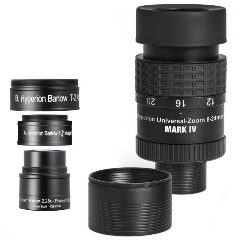 Baader Hyperion Universal Mark IV 變焦目鏡 + 變焦巴洛鏡頭組