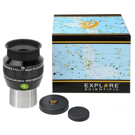 Explore Scientific 1,25", 68° 16mm N2-täytteinen okulaari