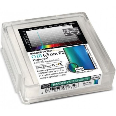 Baader síur OIII CMOS f/2 háhraða 65x65mm