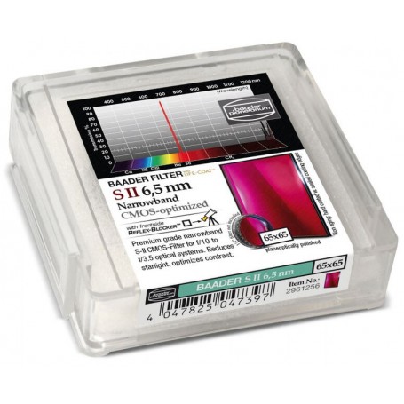מסנני באדר SII CMOS פס צר 65x65 מ"מ