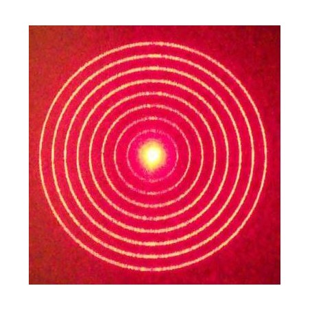 Голографічна насадка Howie Glatter для лазерного коліматора - візерунок концентричного кола