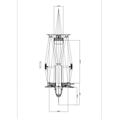 Комплект дзеркал Omegon 12' F/8 Ritchey-Chrétien