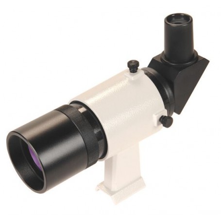 Dik ve ters çevrilmemiş görüntüye sahip Sky-Watcher 9x50 açılı bulucu dürbünü