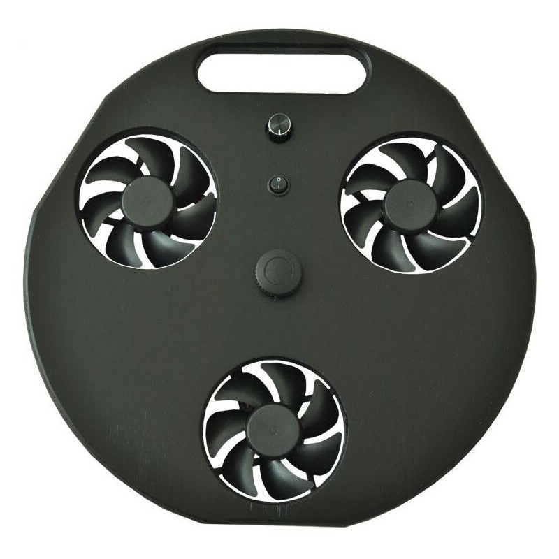 Sistema de resfriamento de três ventiladores Taurus para Dobsonianos com parte posterior convexa