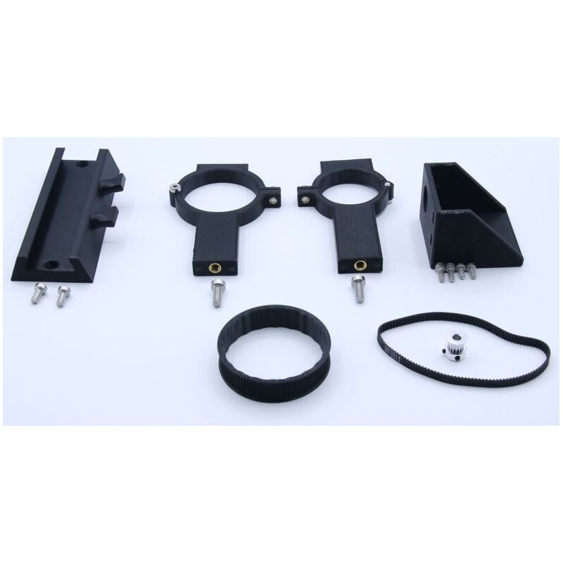 Wega Telescopes EAF motor mounting kit with clamp and finder shoe for Skywatcher Evoguide 50ED