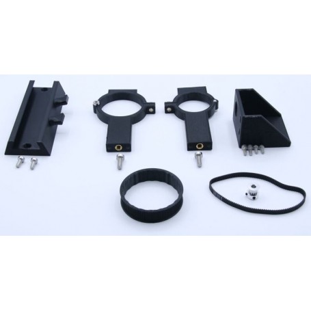 Set de montare motor EAF Telescopes Wega cu clemă și pantof de căutare pentru Skywatcher Evoguide 50ED