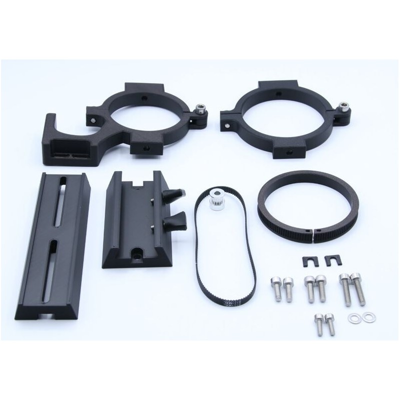 Wega Telescopes EAF motor mounting kit with clamp, rail and viewfinder shoe for Samyang 135 mm lens