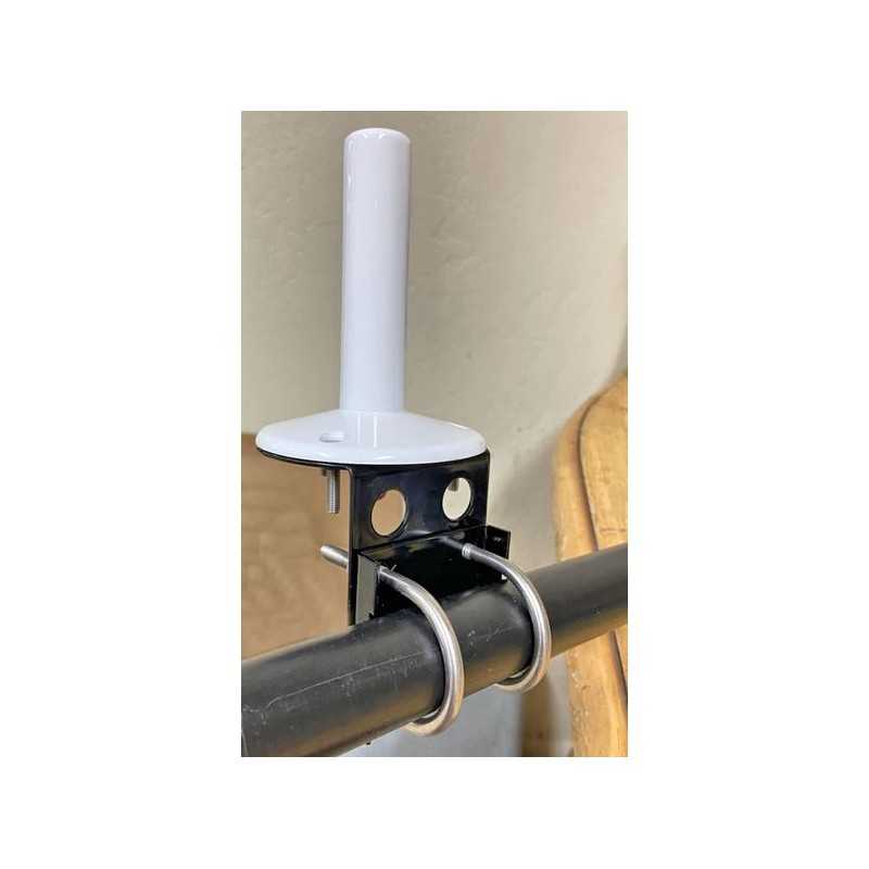 इरिडियम S53IR16RR-P-XTB-1 हेलिक्स फिक्स्ड मस्त एंटीना सफेद