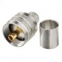 Koaksialni vtič PL259 RG 213 stiskanje
