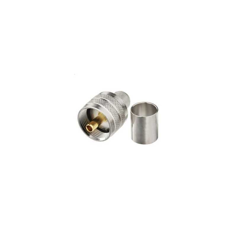 Koaxialstecker PL259 RG 213 Crimp