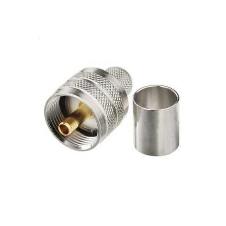 Koaksialplugg PL259 RG 213 krympe