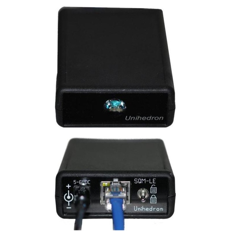 Unihedron Photometer Вимірювач якості неба, Ethernet, з лінзою (версія LE)