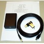 Fotômetro Unihedron SQM medidor de qualidade do céu com lente e conector USB