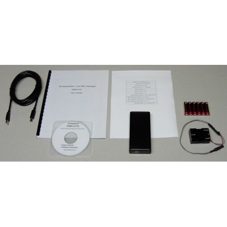 Contor de calitate a cerului Unihedron Photometer SQM cu obiectiv, USB și data logger