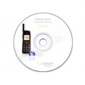 CD for Iridium 9555 , inneholder USB-drivere og myke kopimanualer