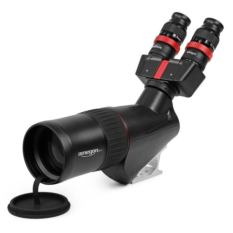 Omegon Longue-vue 40x80mm avec visionneuse binoculaire