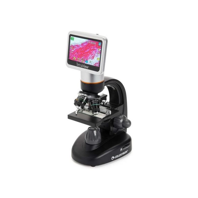 กล้องจุลทรรศน์ Celestron TetraView, หน้าจอสัมผัส, 40-400x