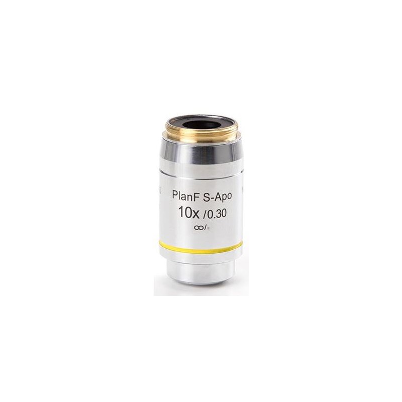 Euromex Objective DX.7310, 10x/0.30, กว้าง 8,1 มม., PLi APO, แผนผัง, กึ่งไม่มีสี, ฟลูออเร็กซ์, อินฟินิตี้ (DelphiX)
