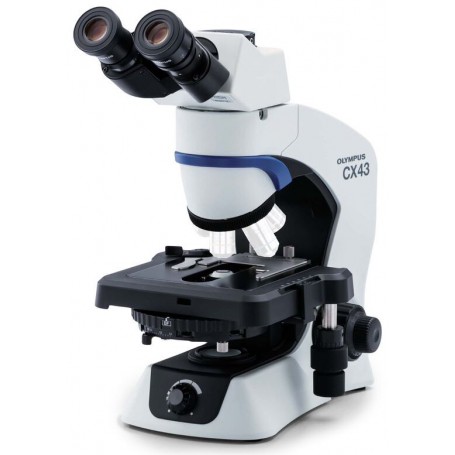 Evident Olympus Microscoop CX43 Standaard, trino, oneindig, LED, twee objectieven!