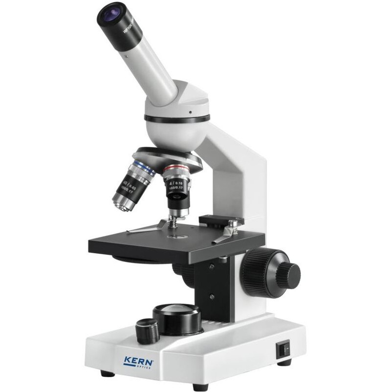 Microscop Kern Mono Achromat 4/10/40, WF10x18, 0,5W LED, OBS 113