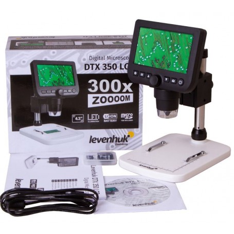 מיקרוסקופ Levenhuk DTX 350 LCD 20-300x LED