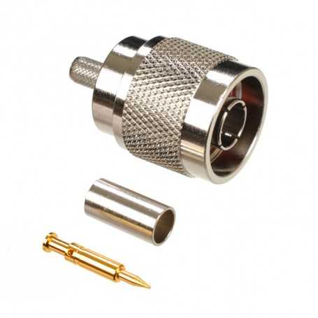 N Savienojums (vīriņš) 4,9 mm koaksiālajam kabelim LT-3100 Iridium sakaru sistēmai