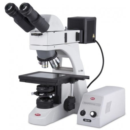 Motic BA310 MET-T binocular microscope, (3 "x2")