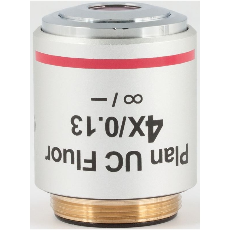 Motic Objective 4X / 0.13, wd 17.3mm, CCIS, PL UC FL, 계획, 플루오, 무한대