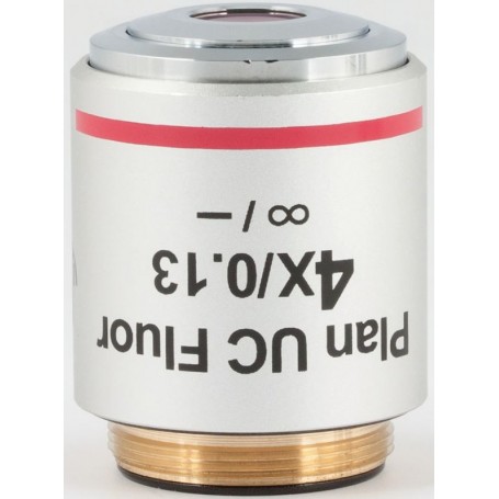 Motic Objective 4X / 0,13, wd 17,3 mm, CCIS, PL UC FL, plano, fluo, infinito