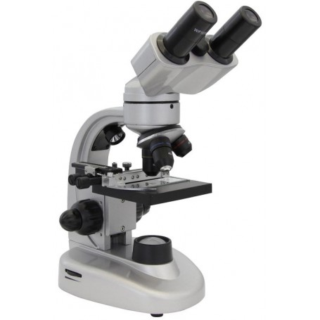 Omegon binocular microscope, 40x-800x, LED