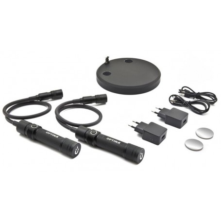 Optika Par CL-33 lysarmer med magnetisk fiksering, USB