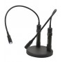 Optika Par de braços de iluminação CL-33 com fixação magnética, USB