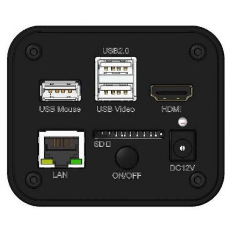 Optika カメラ C-HUB4K、カラー、CMOS、1/1.8 インチ、2.0x2.0µm、30fps、 4K /USB/HDMI、8Mp