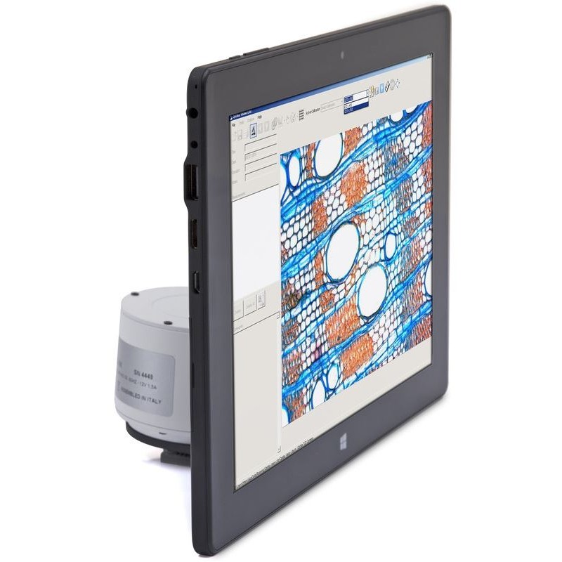 دوربین اپتیکا TB-3WA رنگی، CMOS، 1/2 اینچ 3.14 مگاپیکسل، USB 2.0، تبلت 10.1 اینچ 4 هسته ای