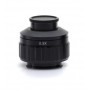 Optika M-620.1, CCD camera adapter 1/2", 0,5x, focusseerbaar (rechtop, invers micro)