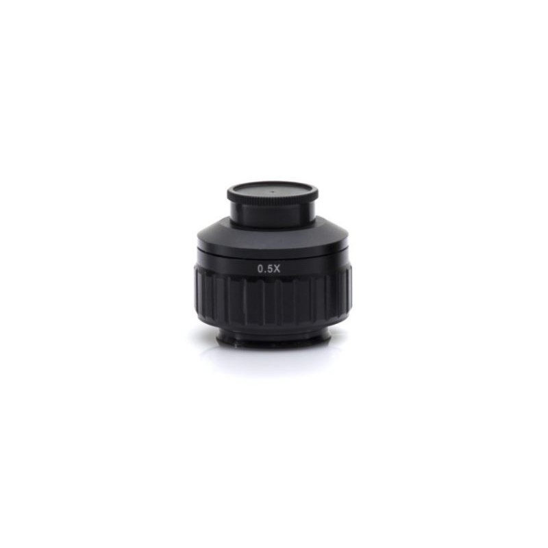 Optika M-620.1, CCD 카메라 어댑터 1/2", 0.5x, 초점 가능(수직, 반전 마이크)