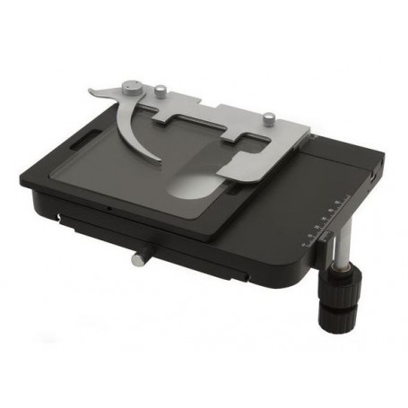 Optika Metallurgische M-1148 microscooptafel, met glazen inzetstuk