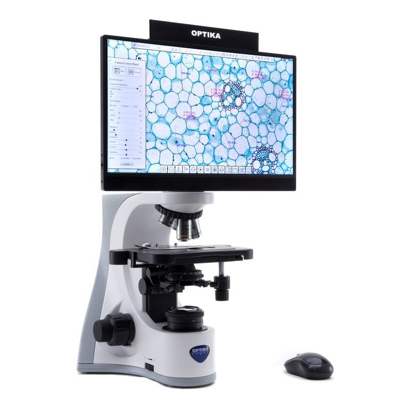 Микроскоп Optika B-510BF4K, цифровой, W-PLAN IOS, 40x-1000x, цифровая головка 4K