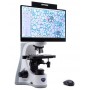 Optika Microscope B-510BF4K, digitalt, W-PLAN IOS, 40x-1000x, 4K digitalt huvud