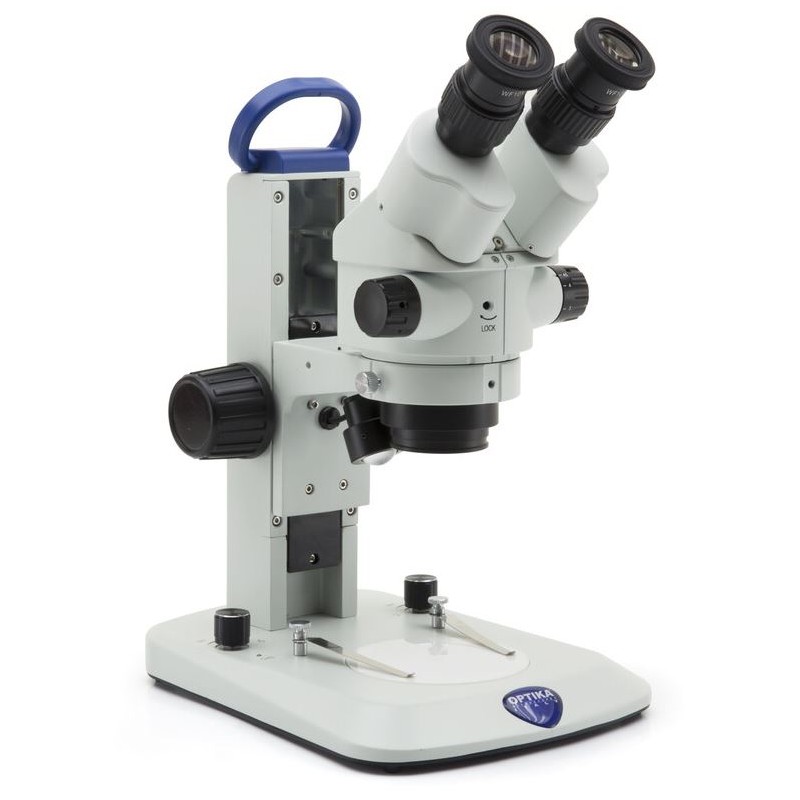 Microscopio estereoscópico Optika SLX-2, luz reflejada y transmitida, zoom, 7-45x, LED, bino