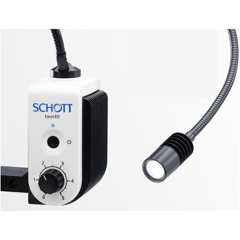 Σύστημα φωτισμού Schott EasyLED Spotlight Plus περιλαμβάνεται. παροχή ηλεκτρικού ρεύματος