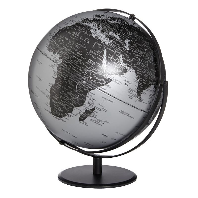 emform Wereldbol Juri Saturn Zilver 30cm