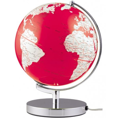 Emform Globo Terra Luce Rossa 25cm