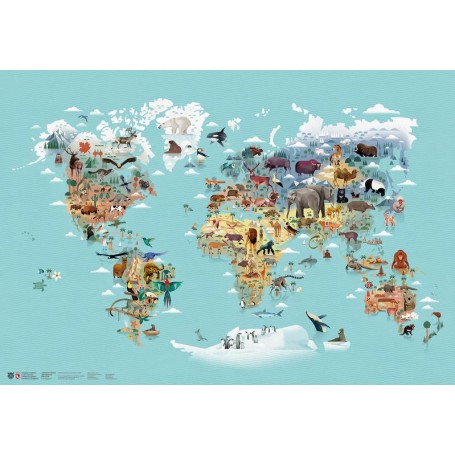 Marmota mappa il mondo degli animali