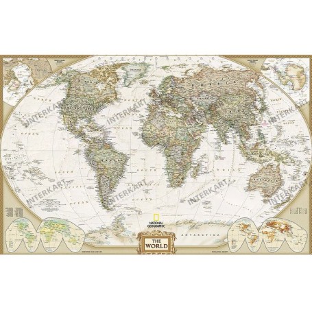 Mapa mundial da National Geographic antigo (185x122)